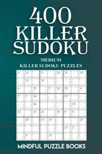 400 Killer Sudoku: Medium Killer Sudoku Puzzles (Sudoku Killer)